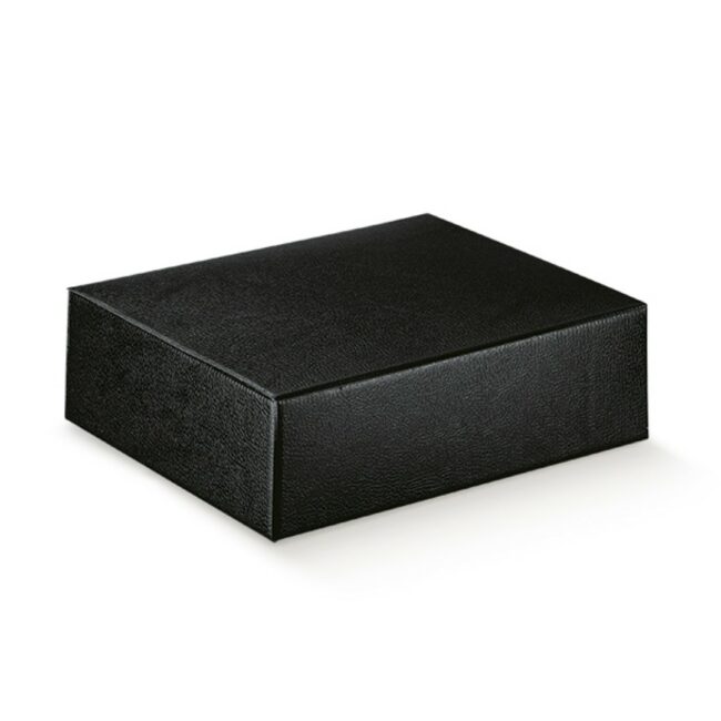 UNICA 3 BOTTIGLIE PELLE NERO 340X270X95MM