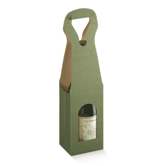 BAG NEW 1 BOTTIGLIE LINEA GREEN 90X90X410MM