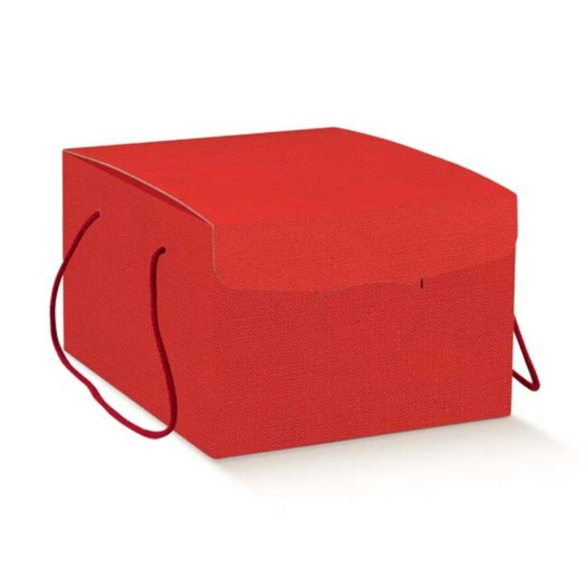 SEGRETO C/CORDINI LINEN RED 290X355X195MM