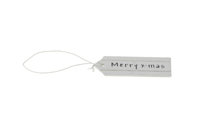 CHRISTMAS TAGS 10.5X3 10PCS