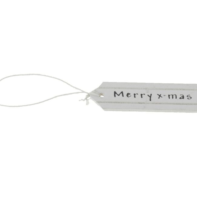 CHRISTMAS TAGS 10.5X3 10PCS