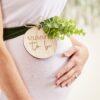 MUMMY TO BE BABY SHOWER SASH WOODEN - Image 2