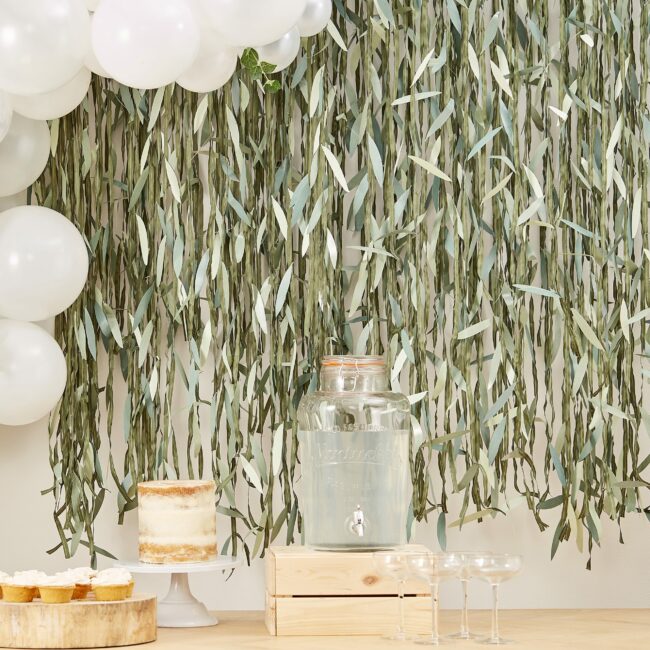 BOTANICAL LEAF RIBBON BACKDROP - Image 3