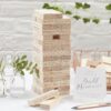 WOODEN BUILDING BLOCKS WEDDING GUEST BOOK ALTERNATIVE - Image 3