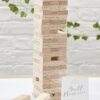 WOODEN BUILDING BLOCKS WEDDING GUEST BOOK ALTERNATIVE - Image 2
