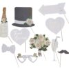 BOTANICAL PHOTO BOOTH PROPS 10PCS