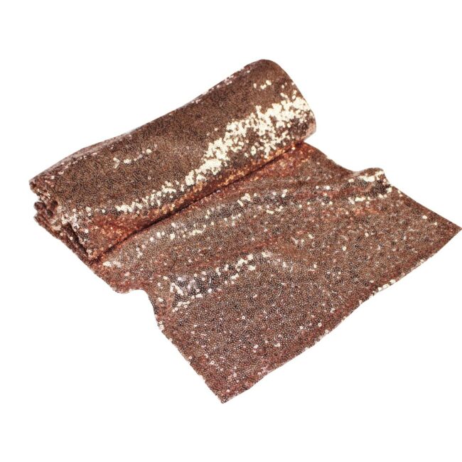 ROSE GOLD SEQUIN TABLE RUNNER