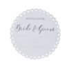 COASTER ADVICE FOR THE BRIDE & GROOM 20PCS