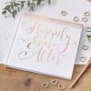 ROSE GOLD FOILED HAPPILY EVER AFTER GUEST BOOK - Image 2