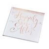 ROSE GOLD FOILED HAPPILY EVER AFTER GUEST BOOK