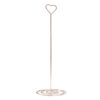 ROSE GOLD METAL TABLE NUMBER HOLDERS
