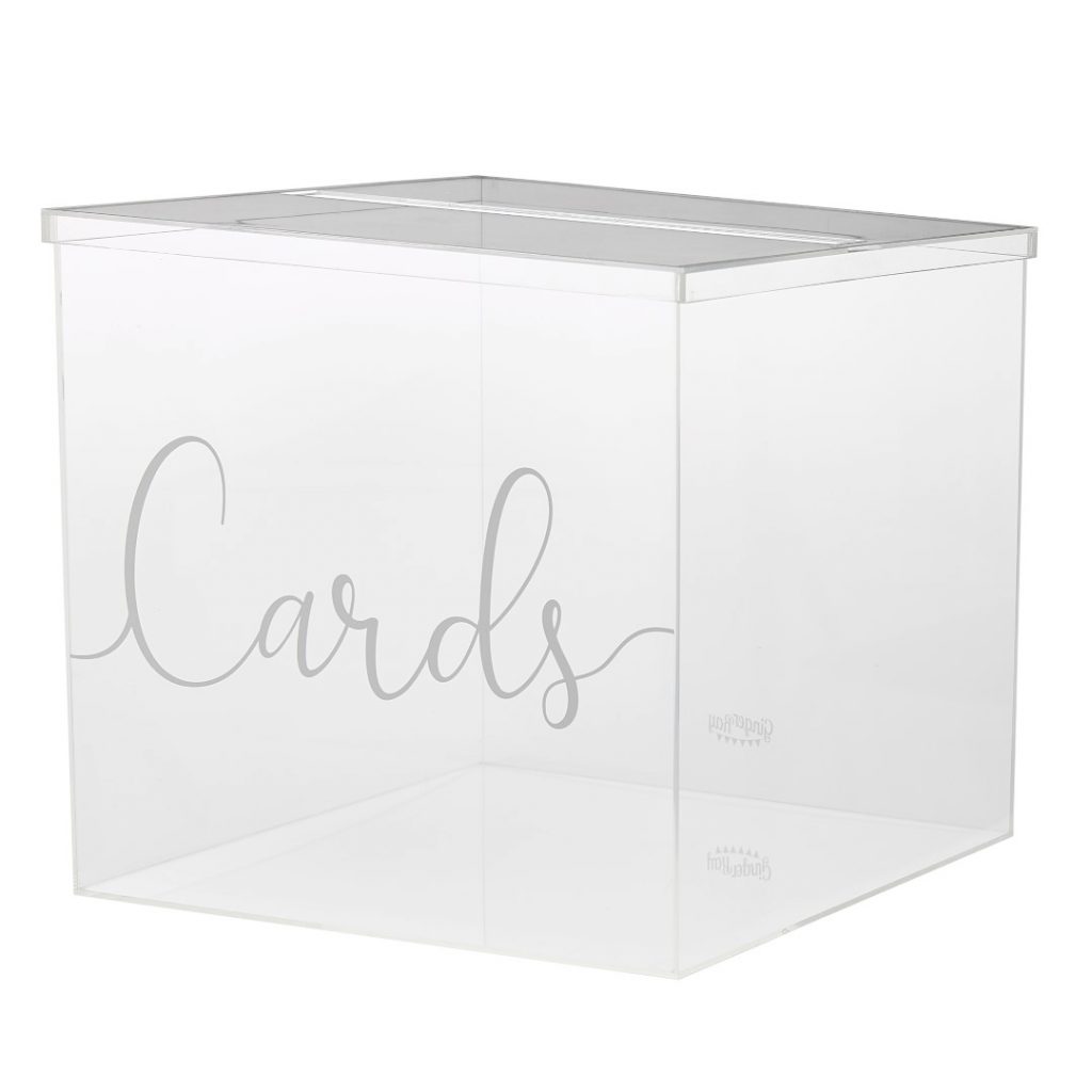 WEDDING ACRYLIC CARD BOX Pergamos