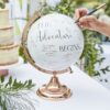 WEDDING GLOBE GUEST BOOK ALTERNATIVE 28X39.5CM - Image 3