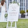 PERSONALISED WEDDING WELCOME SIGN - Image 2