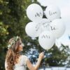 WEDDING BALLOONS BUNDLE WHITE 6PCS - Image 2