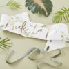 GOLD FOILED BRIDE TO BE SASH - Image 2