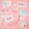 BRIDE TRIBE HEN PARTY PHOTO BOOTH PROPS 10PCS - Image 2
