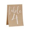 RUSTIC WEDDING TABLE NUMBERS 1-12