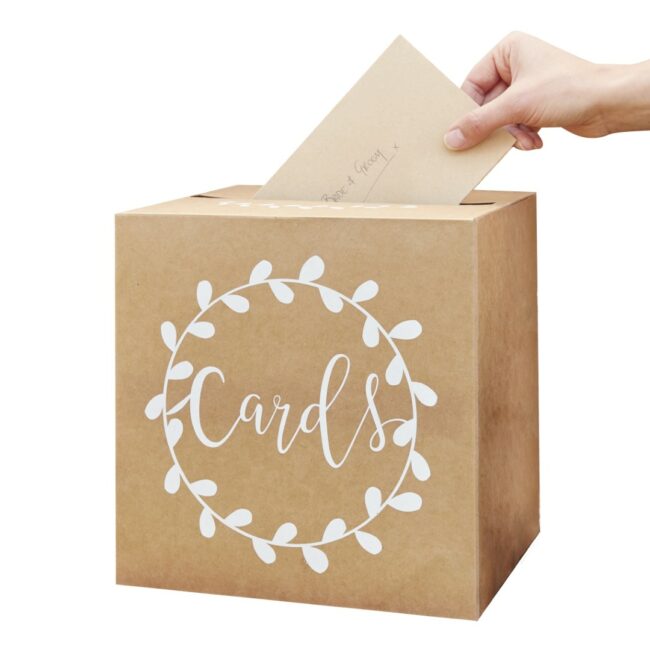 RUSTIC WEDDING CARD POST BOX