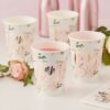 FLORAL TEAM BRIDE CUPS 8PCS - Image 2