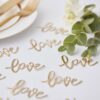 CONFETTI GOLD LOVE 3.5X6.5CM 14G - Image 2