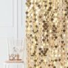 GOLD HEART WEDDING PARTY BACKDROP - Image 2