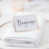 WEDDING PLACE CARDS GOLD FOILED 10PCS - Image 2