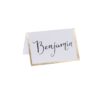 WEDDING PLACE CARDS GOLD FOILED 10PCS