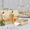 GOLD WEDDING WHITE BIODEGRADABLE CONFETTI BOXES - Image 2