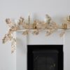 GOLD ARTIFICIAL FOLIAGE CHRISTMAS GARLAND - Image 2