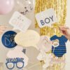 GOLD FOILED GENDER REVEAL PARTY PHOTO BOOTH PROPS - 10PCS - Image 2