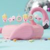 FRIES DONUT AND FLAMINGO SHAPED CANDLES KIT - 6PCS - Image 2