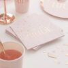 HENS PARTY NAPKINS ROSE GOLD FOILED 16PCS - Image 2