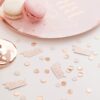 TEAM BRIDE BLUSH AND ROSE GOLD HEN PARTY CONFETTI - Image 2