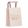 TEAM BRIDE HENS PARTY BAGS PINK & ROSE GOLD FOILED 5PCS