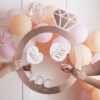 ROSE GOLD RING HEN PARTY PHOTO BOOTH FRAME - Image 2