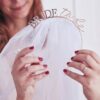 METAL BRIDE TO BE HEN PARTY VEIL HEADBAND - Image 2