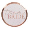 TEAM BRIDE HENS PARTY PLATES 8PCS
