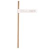TEAM BRIDE FLAG HENS PARTY STRAWS ROSE GOLD 16PCS