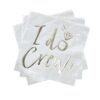 GOLD FOILED I DO CREW HEN PARTY NAPKINS 16PCS