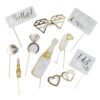GOLD I DO CREW HEN PARTY PHOTO BOOTH PROPS 10PCS