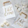 GOLD I DO CREW HEN PARTY BAGS 5PCS - Image 2