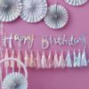 IRIDESCENT HAPPY BIRTHDAY BUNTING - Image 2