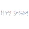 IRIDESCENT HAPPY BIRTHDAY BUNTING
