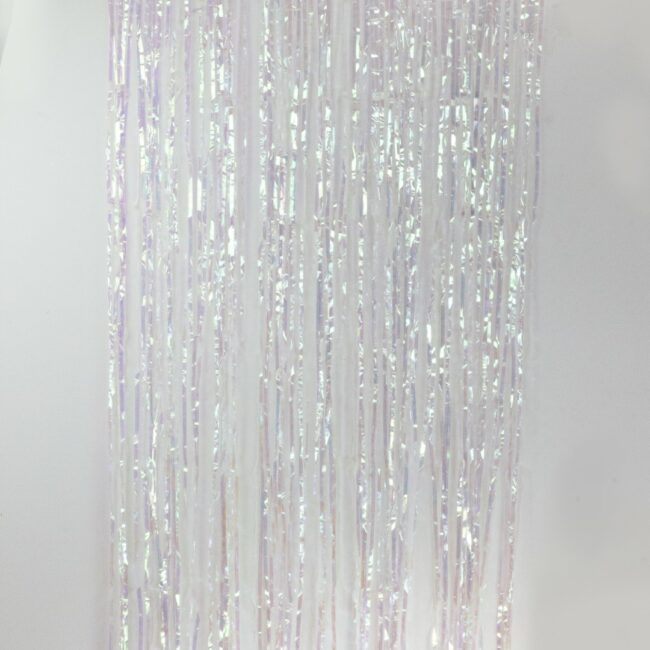 IRIDESCENT FOIL FRINGE CURTAIN
