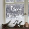 MERRY CHRISTMAS WINDOW STICKERS - 2PCS - Image 2