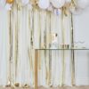 GOLD METALLIC PARTY STREAMERS BACKDROP - Image 2