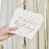 GOLD FOILED HAPPY BIRTHDAY PAPER NAPKINS 16PCS - Image 2