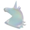 UNICORN PLATES IRIDESCENT 8PCS
