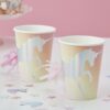 IRIDESCENT TASSEL UNICORN CUPS - 8PCS - Image 2